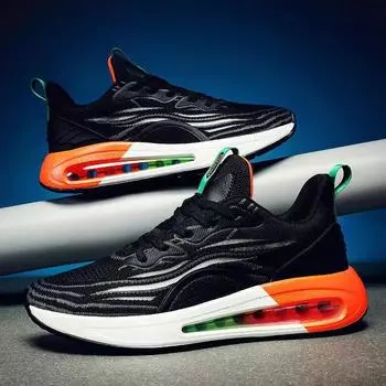 Летающие тканые рыбьи шелковые повседневные туфли на воздушной подушке новинка лето мужская спортивная обувь сетчатая модная обувь мужская обувь 39 белый