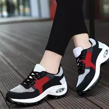 Летающие тканые женские туфли, повседневные кроссовки, женские модные универсальные туфли-качалки с мягкой подошвой, дышащие летающие тканые женские туфли-лодочки 36