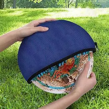 Летающий диск для очистки дисков. Легкая ткань из синели. Летающее чистящее полотенце. Простой в использовании инструмент для чистки на открытом воздухе. чёрный