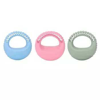 Летающий диск для собак, устойчивый к жеванию, легкий, мягкий, тренировочный, плавающий, игрушка для собак во дворе, бассейн Bea Sky blue