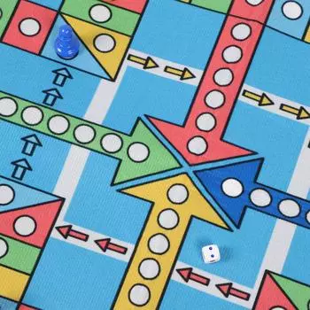 Летающий шахматный игровой коврик Летающий шахматный игровой коврик Семейная интерактивная игрушка с 16 шахматными фигурами 1 игральная кость 1 S