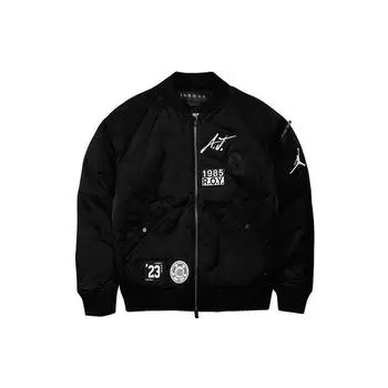 Летная куртка-бомбер Jordan MA-1 Мужская верхняя одежда Черный AV5999-010 S