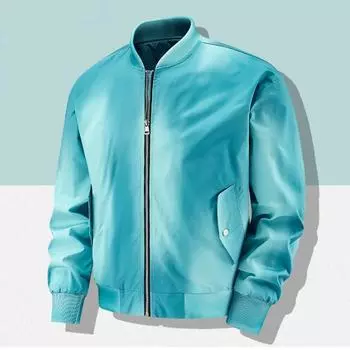 Летная куртка, мужская весенне-осенняя куртка пилота MA1, бейсбольная куртка, рабочая куртка больших размеров XXXXL чёрный