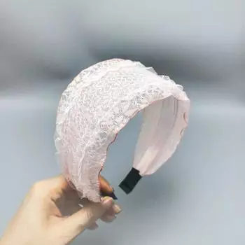 Летне-весенняя новая кружевная повязка для волос, ажурная, элегантное вышитое кружево, женская повязка на голову, аксессуары для волос, повязки