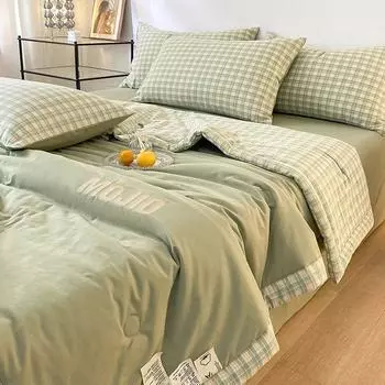 Летнее хлопковое одеяло с кондиционером класса А, летнее прохладное одеяло из чистого хлопка, тонкое одеяло, можно стирать в машине, летнее летнее одеяло 200x230cm