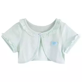 Летнее короткое пальто для девочек, детская одежда для маленьких девочек, праздничный плащ, накидка, детские шали 90