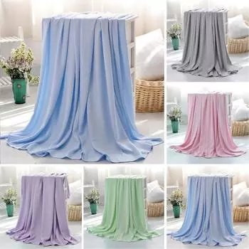 Летнее ледяное одеяло из мягкого натурального бамбукового волокна, дышащее, поглощающее тепло, регулирующее температуру тела, моющееся, охлаждающее для дома S серый