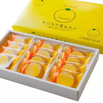 Летнее летнее апельсиновое печенье Префектура Ямагути Летний апельсиновый пирог Хаги Подарочное печенье Индивидуально упакованные сладости Сувенир Подарок Подарок Подарок Подарок на середину года