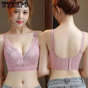 Летнее нижнее белье с полной чашкой, тонкий бюстгальтер для женщин, летний бюстгальтер больших размеров со сборкой, антипровисающий бюстгальтер, ультратонкий бюстгальтер 34/75C чёрный