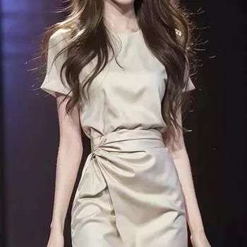 «Летнее облегающее легкое роскошное романтическое женское платье Shisanhang»