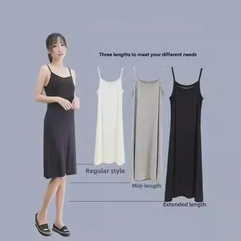 Летнее облегающее платье без рукавов средней длины с подтяжками Mid-length, XL, 105-135 pieces серый