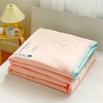 Летнее одеяло, хлопковое постельное белье, дышащие покрывала для спальни, диван, кондиционер, офисное одеяло для сна 150x200cm