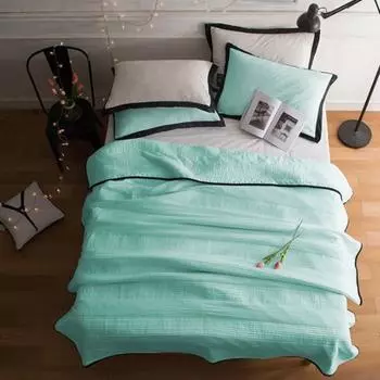 Летнее одеяло с кондиционером, однотонное, машинная стирка, прямоугольное легкое ночное одеяло для 2 человек, охлаждающее одеяло, спальное одеяло XL серый