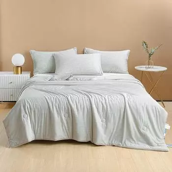 Летнее охлаждающее одеяло, супер мягкое тонкое одеяло с кондиционером, покрывало для тех, кто любит спать в теплом месте, королевский размер, кулитинговые одеяла 150x200cm-only quilt