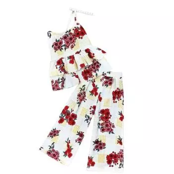 Летнее платье с принтом для маленьких девочек, платья принцессы 1-2 YEARS