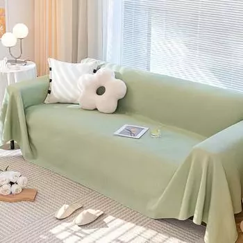 Летнее полотенце для дивана Ice Silk Ice Dew Cool, дышащее, всеобъемлющее, чехол для дивана, пылезащитный чехол для гостиной, интегрированное полотенце для дивана 180*130cm