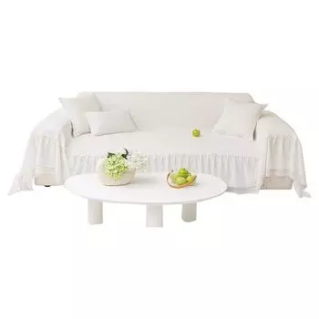 Летнее полотенце для дивана из ледяного шелка, новый белый кружевной чехол для дивана, цельный цветной чехол для дивана 180*130cm