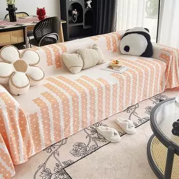 Летнее полотенце для дивана с полным покрытием, легкая, роскошная, летняя, простой дизайн, современный, против кошачьей лапы 180*130cm
