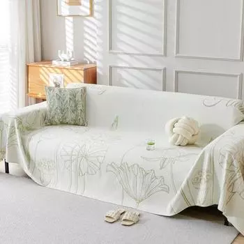 Летнее полотенце для дивана Xiahe, универсальный чехол для дивана, пылезащитный чехол для гостиной, цельный тканевый чехол для дивана, крутой и дышащий 180*130cm