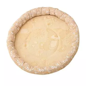 Летнее прохладное гнездо для питомца из ледяного шелка, коврик для собаки, коврик для кошки, всесезонный коврик для питомца, охлаждающий коврик для питомца, коврик для кошки, собачий гамак S: Diameter 40CM