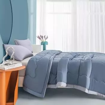 Летнее прохладное одеяло. Чистая вода стирает хлопок. Кондиционер, если возможно. Машинная стирка одеяла. Основная спальня. Одиночная спальня. 110x150cm нефритовый