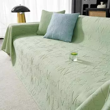 Летнее прохладное ощущение ледяного шелка, английское диванное полотенце, Нескользящий пылезащитный чехол для дивана, цельный чехол для дивана для гостиной, дышащая ткань 180*130