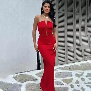 Летнее сексуальное открытое отпускное платье для женщин, элегантное тонкое платье без рукавов с открытыми плечами, длинные платья, женская вечеринка, модное уличное облегающее платье с разрезом, женское платье S фиолетовый