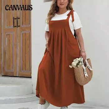 Летнее женское платье больших размеров, элегантное модное однотонное цельное платье с лямкой на шее 1XL чёрный