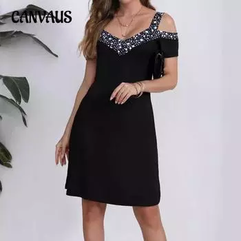 Летнее женское платье больших размеров с v-образным вырезом без бретелек, сексуальное платье с бретельками и принтом S бордовый