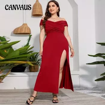 Летнее женское платье большого размера без бретелек, темпераментные французские длинные платья L чёрный