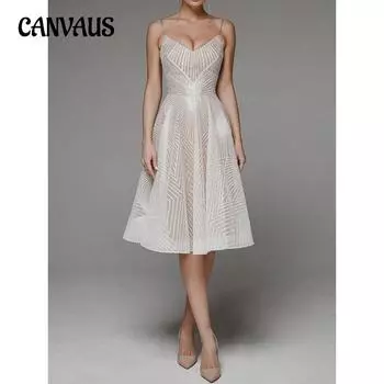 Летнее женское платье с бретельками, длинные сексуальные вышитые платья без рукавов, вечерние платья XS белый