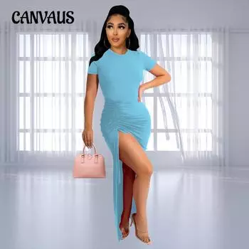 Летнее женское платье трикотажные сексуальные платья в полоску с короткими рукавами и шнуровкой S белый