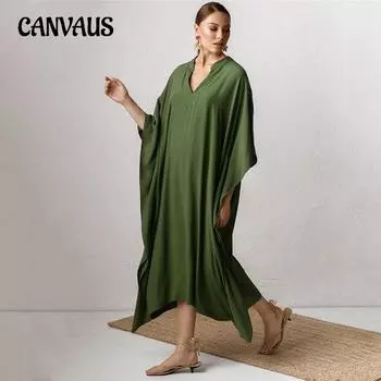 Летнее женское сплошное цветное пляжное платье больших размеров, сексуальное праздничное платье с глубоким v-образным вырезом, бикини, накидка One Size чёрный