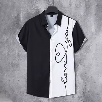 Летние 3D-граффити-цветы, напечатанные рубашки для мужчин, детская мода, уличная одежда, футболка с длинным рукавом, унисекс, гавайские рубашки, блузки S