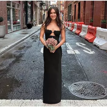 Летние атласные женские платья с открытой спиной и открытыми плечами без бретелек с цветочным принтом на груди, длинные женские вечерние халаты S жёлтый