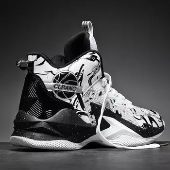 Летние баскетбольные кроссовки мужские детские высокие сетчатые кроссовки для тренировок мужские кроссовки для школьников средней школы молодежная спортивная обувь 36