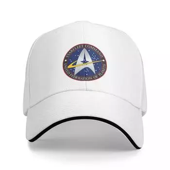 Летние бейсболки Starfleet Star Treks, унисекс, женские бейсболки Snapback, повседневные бейсболки с регулируемой посадкой для гольфа, кепка One Size