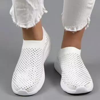 Летние белые кроссовки, женская вулканизированная обувь, повседневная обувь без шнуровки, модные кроссовки с кристаллами, женские кроссовки Tenis Feminino 35 чёрный