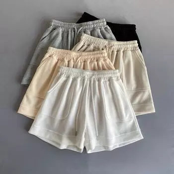 Летние белые повседневные шорты для дома, шоппинга, спорта White M