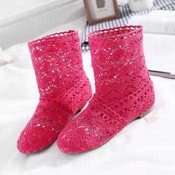 Летние ботинки, женские ботильоны на плоской подошве, модная брендовая женская обувь с вырезами и дырками 35 бежевый