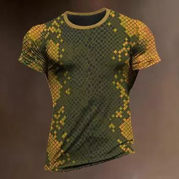 Летние быстросохнущие спортивные футболки для бега на открытом воздухе, спортивные костюмы для фитнеса, модная футболка с круглым вырезом для мужчин, повседневные дышащие топы 6XL