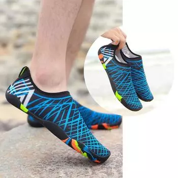 Летние быстросохнущие водные туфли унисекс пляжные носки босиком спортивная обувь мужская обувь для плавания спортивная обувь для дайвинга женская водная обувь 35