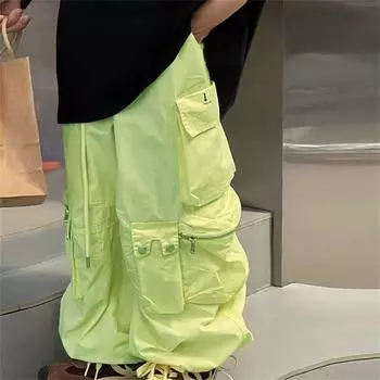 Летние детские рабочие брюки, легкие и повседневные, модные однотонные длинные брюки для мальчиков и девочек 120