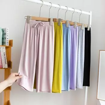 Летние детские шаровары ярких цветов с широкими штанинами — защита от комаров, прохладные и освежающие для мальчиков и девочек 140 yards небесно-голубой