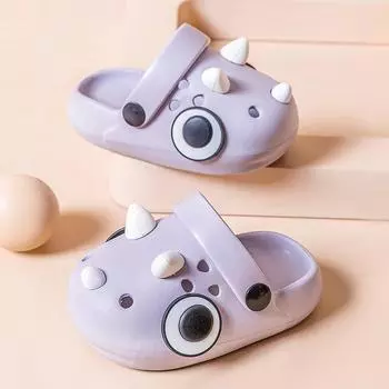 Летние детские тапочки, симпатичные, для мальчиков и девочек, нескользящие 14