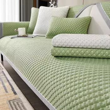 Летние домашние диванные подушки Подушка DeSofa Летняя подушка для сидения Ледяной шелк Прохладная подушка Летний чехол для дивана Премиум-чехол Sense Ткань Полотенце 45*45cm белый