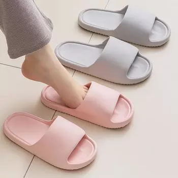 Летние домашние тапочки, домашние тапочки для пар, легкие сандалии из вспененного ЭВА 36-37 белый