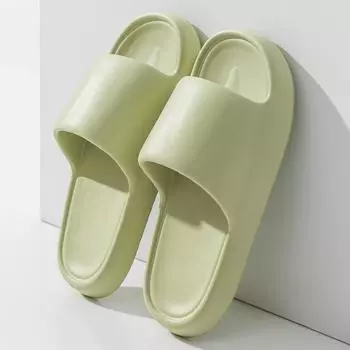 Летние домашние тапочки на толстой подошве тапочки из ЭВА односложные нескользящие тапочки для ванной комнаты наступая на дерьмо 36-37
