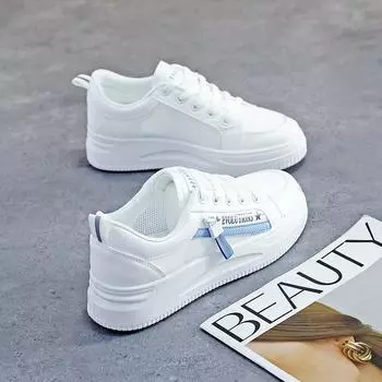 Летние дышащие белые туфли женские туфли новые летние сетчатые туфли кроссовки парусиновые туфли R 35