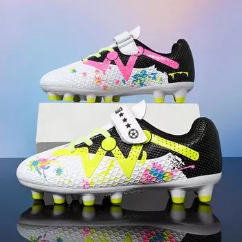 Летние дышащие футбольные бутсы на липучках без шнурков, трансграничная внешняя торговля, Xiyin Amazon, популярная доставка с завода 28